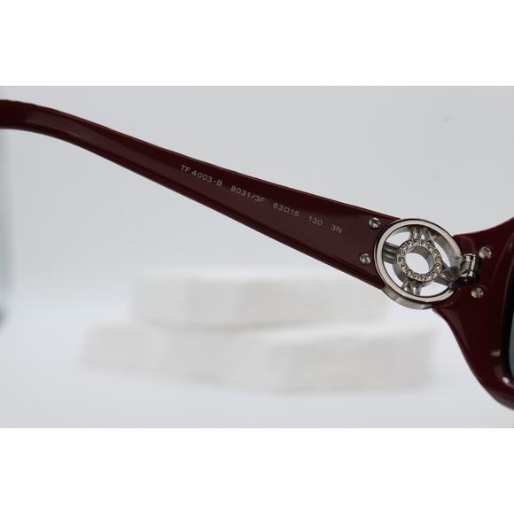 Tiffany & Co TF4003-B 2 Atlas Rhinestone Sunglasses - Crimson Luxe with Silver A main image 5
